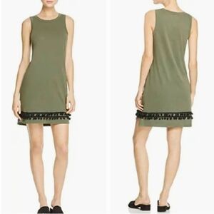 Current/Elliot Sleevess Cotton Tank Olive Green Dress